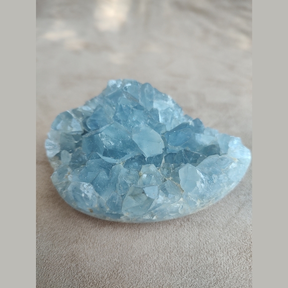 Blue Celestite Geode - Picture 2 of 9
